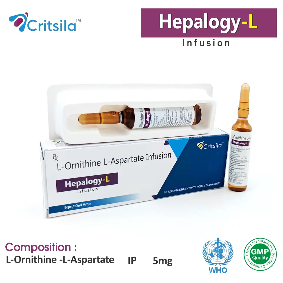 L-Ornithine L-Aspartate Injection at Best Price for PCD Pharma Franchise in Liver Health & Detoxification